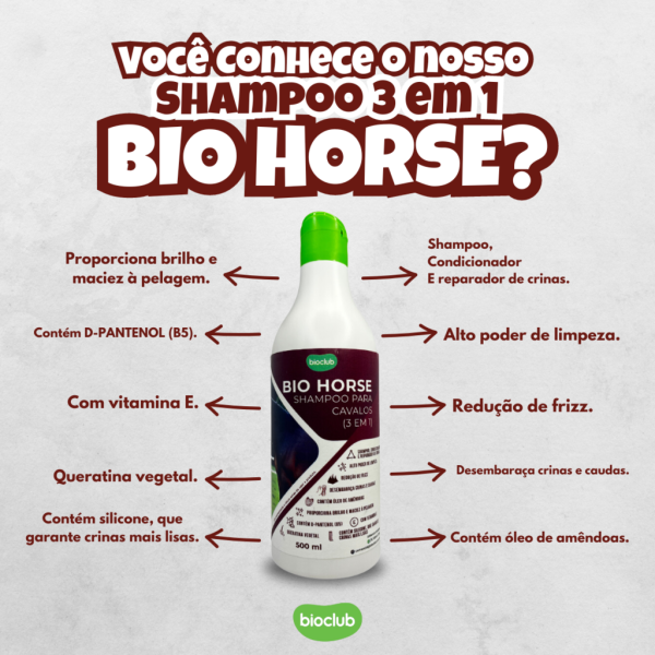 SHAMPOO BIO HORSE - EQUINOS (cópia) - Imagem 2